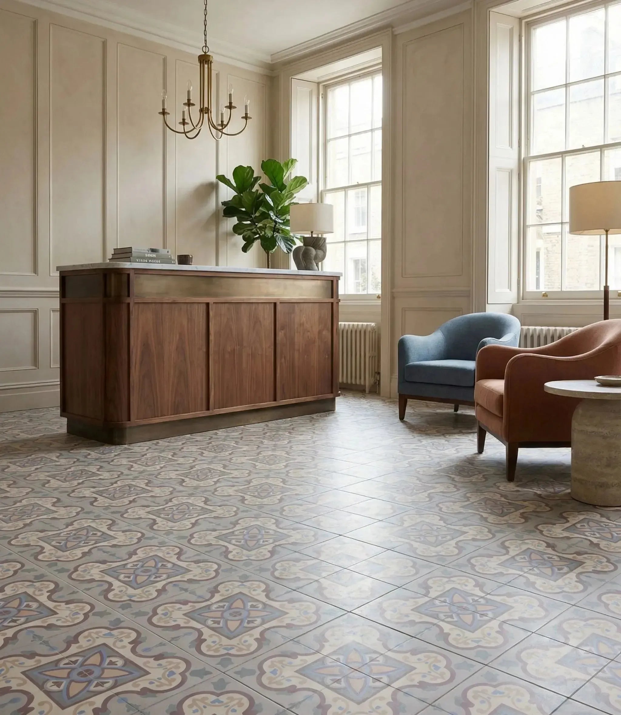 Malvern | Victorian Style Floor Tiles 1860 | Baked Tiles
