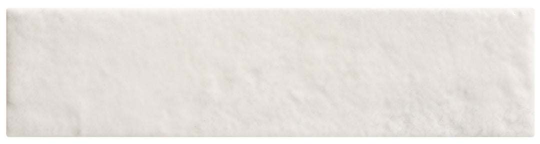 Curated Exquisite Terracotta Parquet Cotton White Gloss 7cm x 28cm