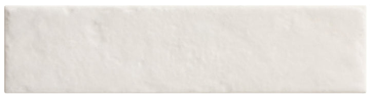 Curated Exquisite Terracotta Parquet Cotton White Gloss 7cm x 28cm
