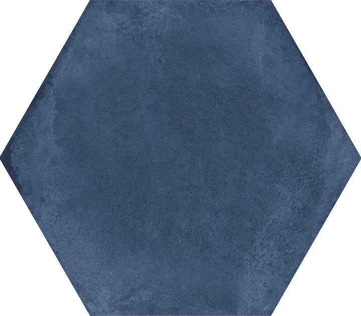 Curated Muted Hexagon Navy 16cm x 14cm