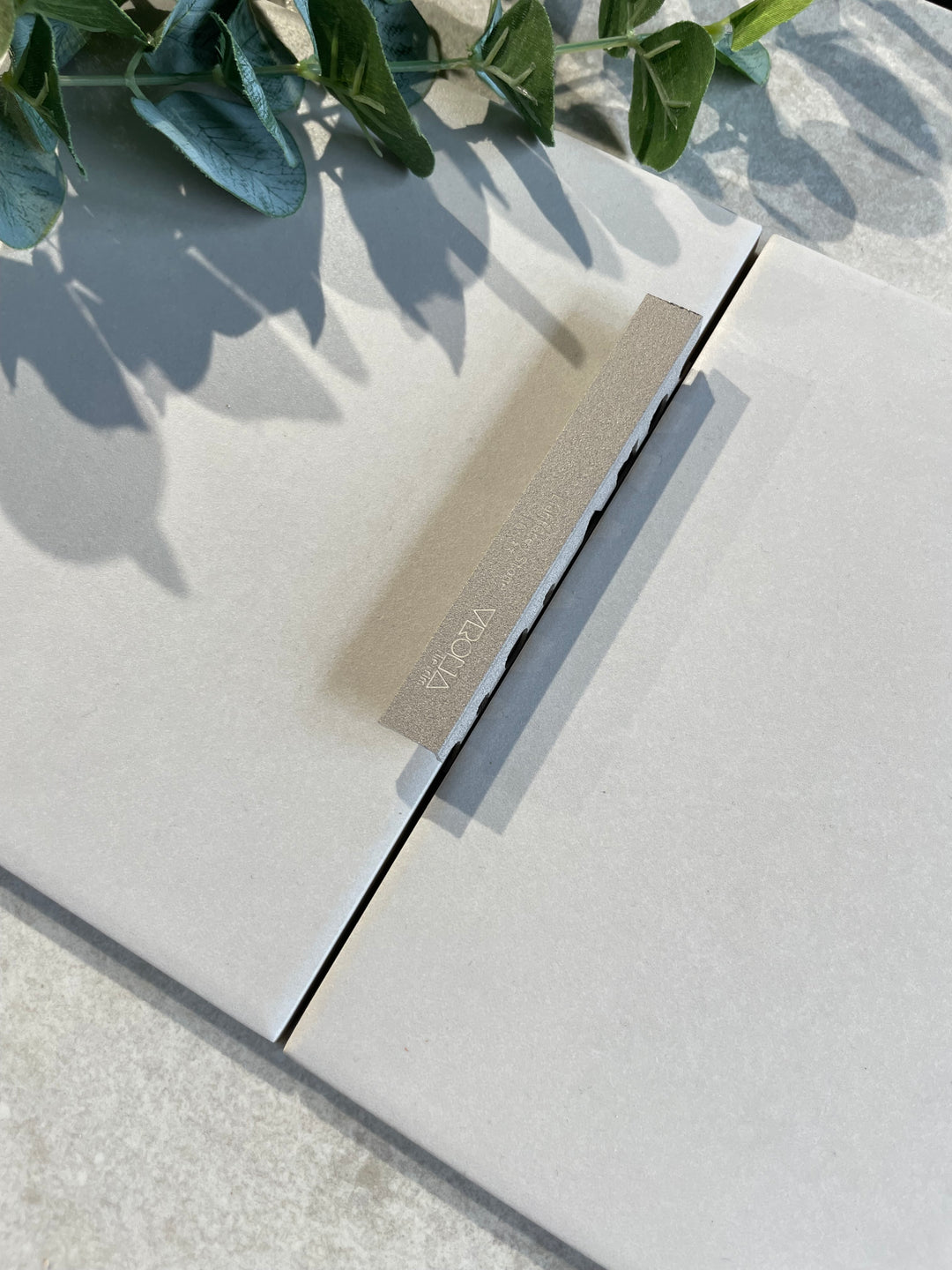 12mm L Shape Light Grey Tile Trim - 2.5M LENGTH