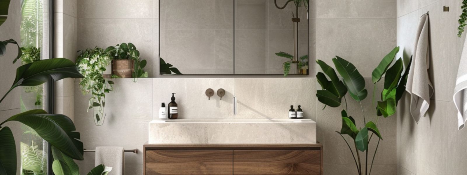 Best tiles for a small bathroom