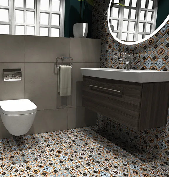 How to embrace the power of pattern tiles in your home!