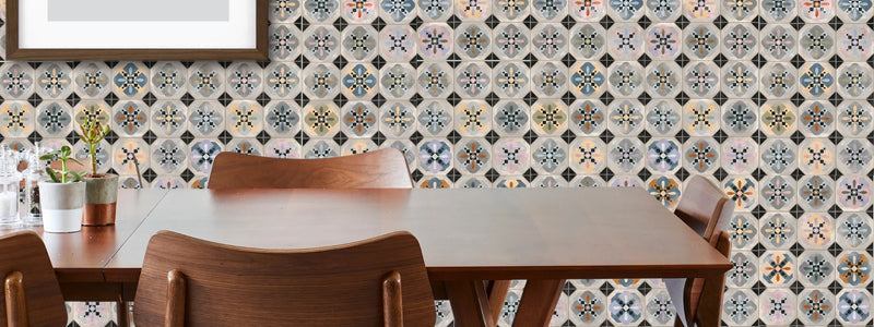 colourful and multicoloured tiles
