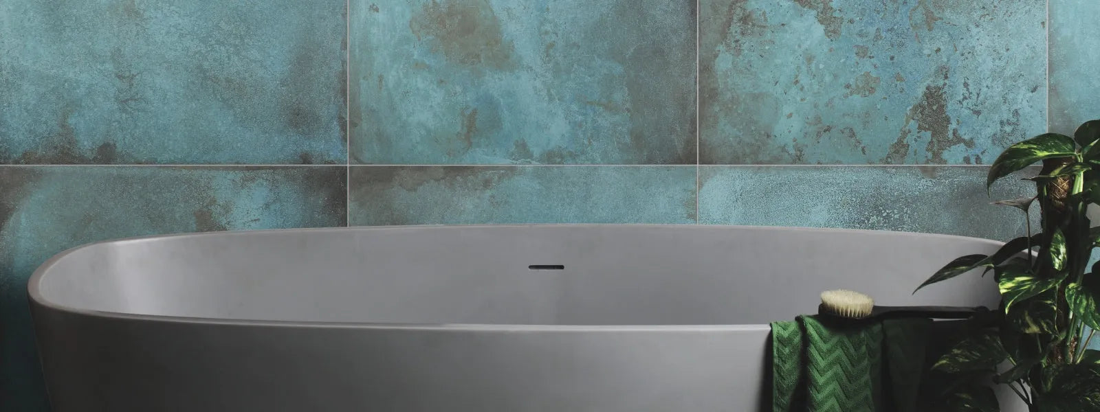 curated metal work verdigris
