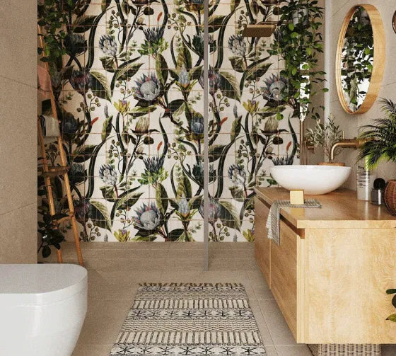 botanical shower room