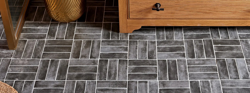 black tiles
