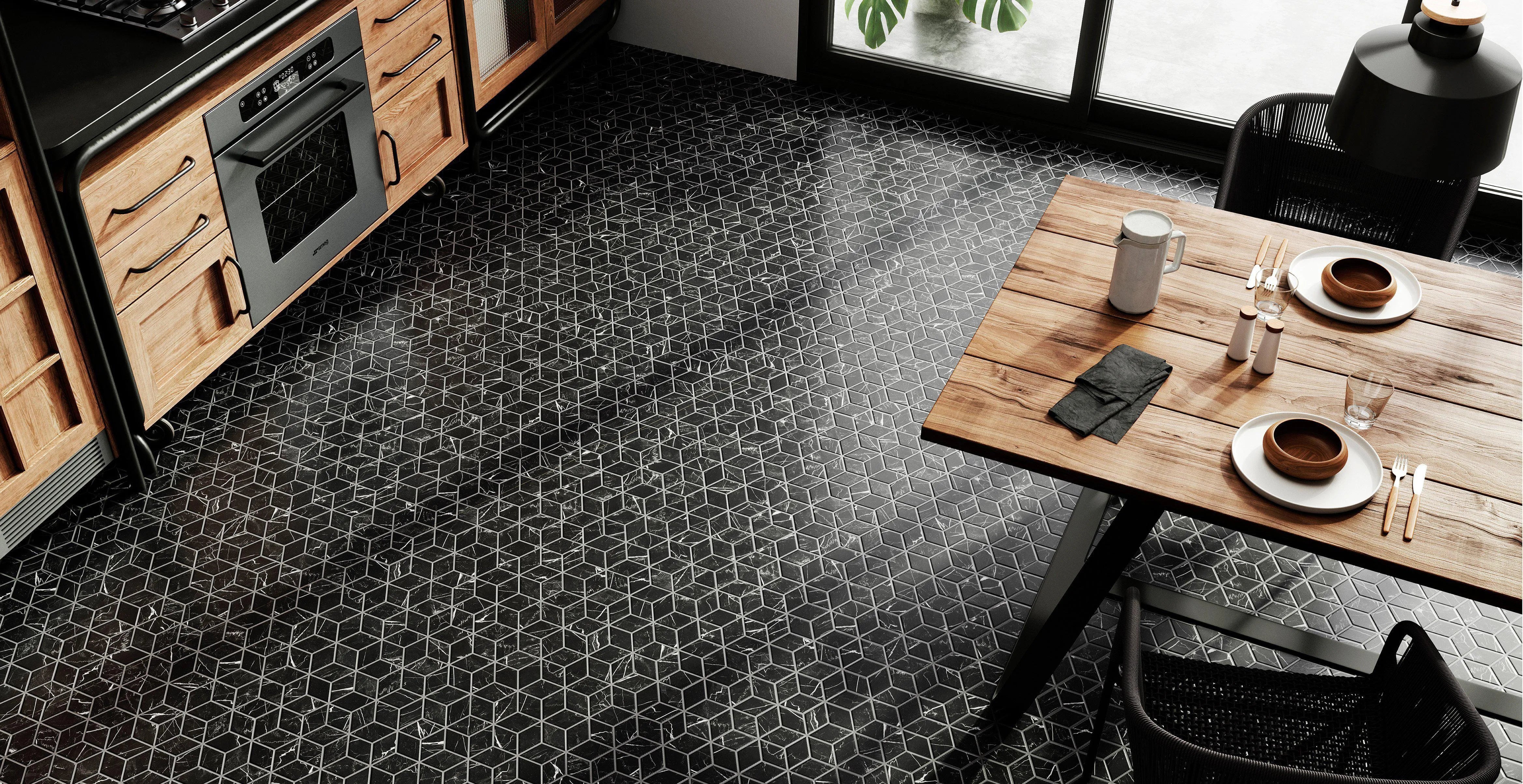 diamond shaped tiles