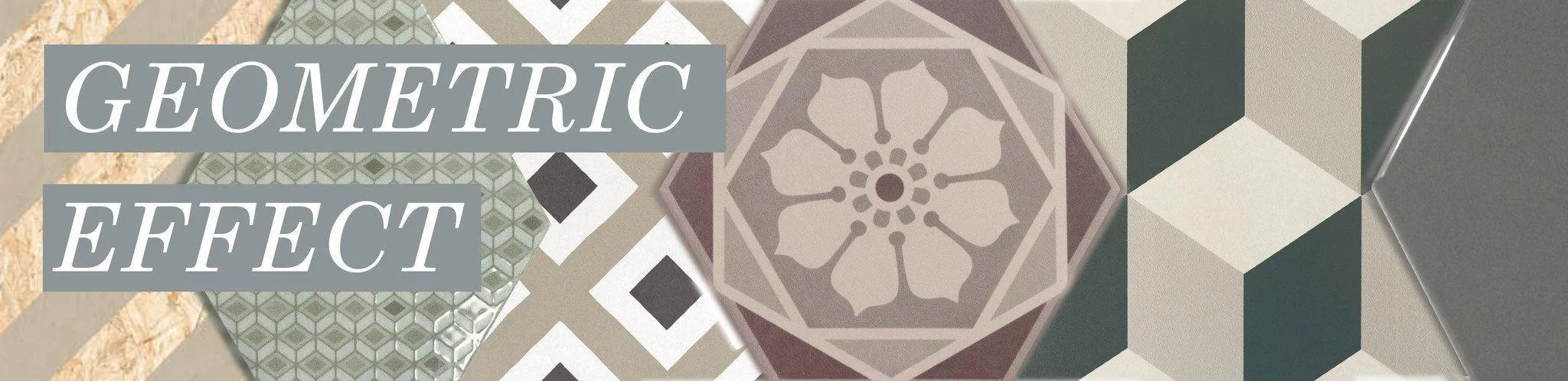 geometric style effect tiles