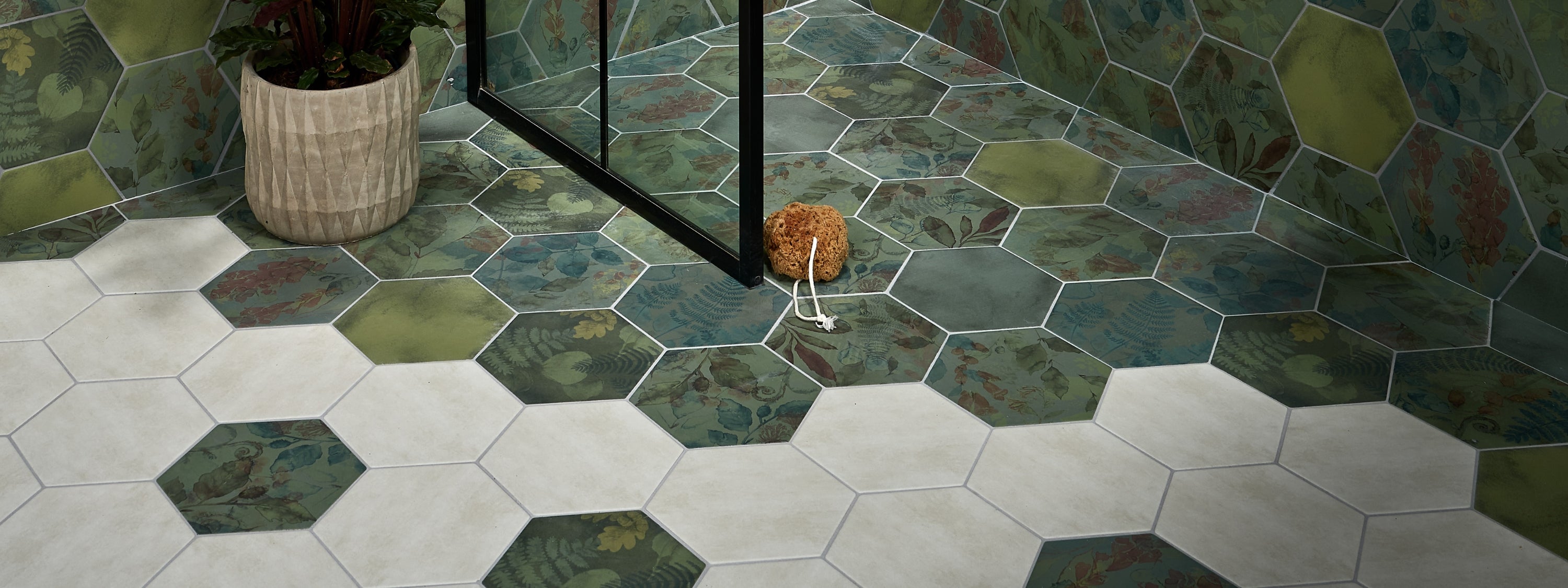 hexagonal tiles