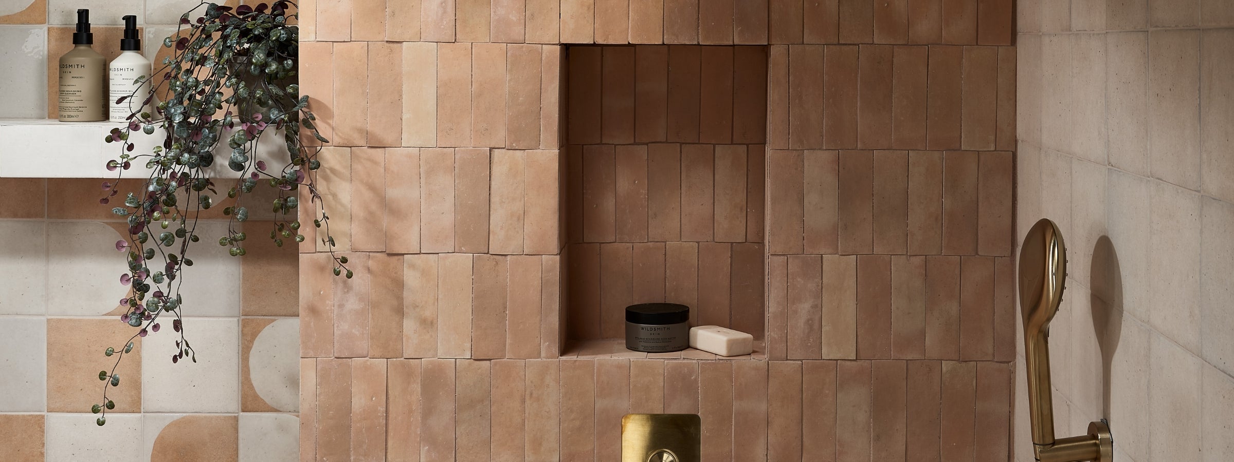 shower niche tiles