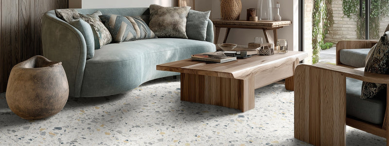 terrazzo effect tiles