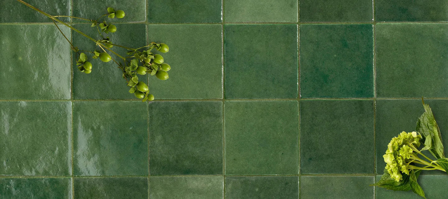 trending green tiles