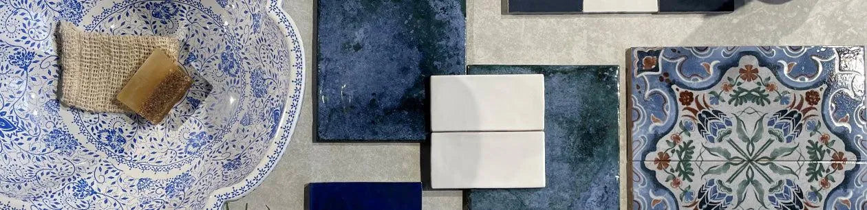 designer patterned countertop basins