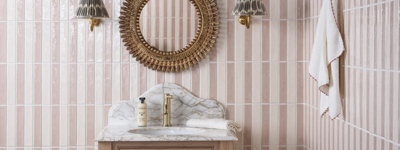 pink tiles