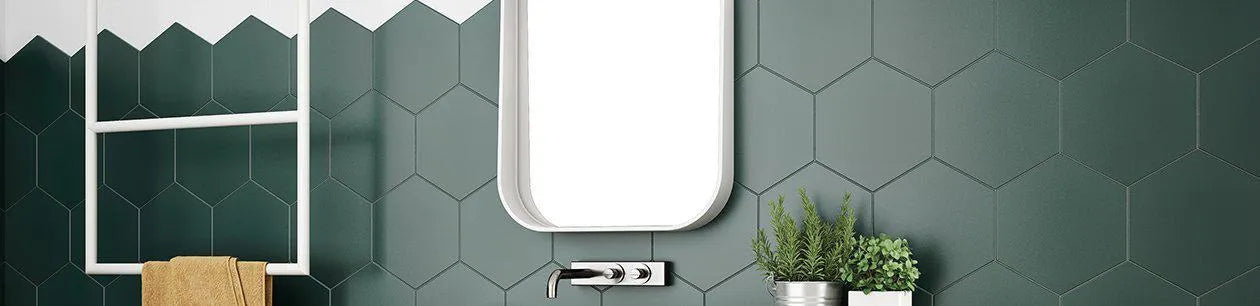 baked tiles hexagon palette collection