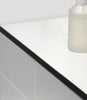 12mm Matt Black Metal Tile Trim - 2.5m