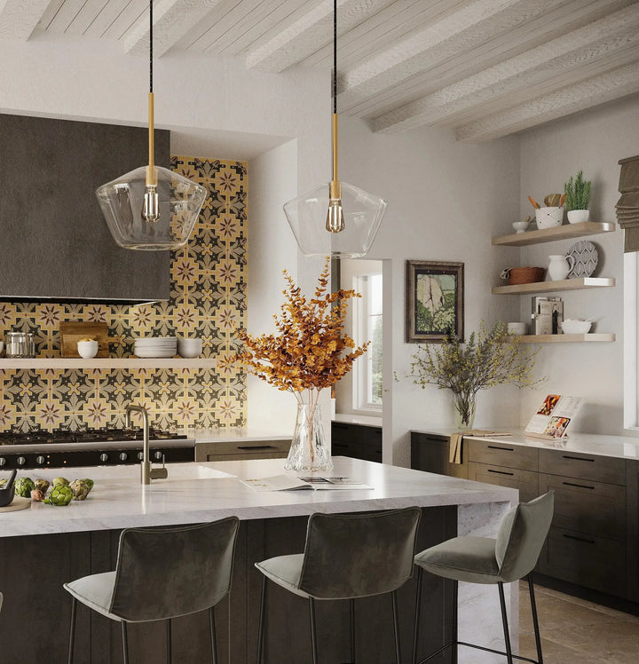 1860 Bath Spa Mosaic Leaf Decor 15cm x 15cm