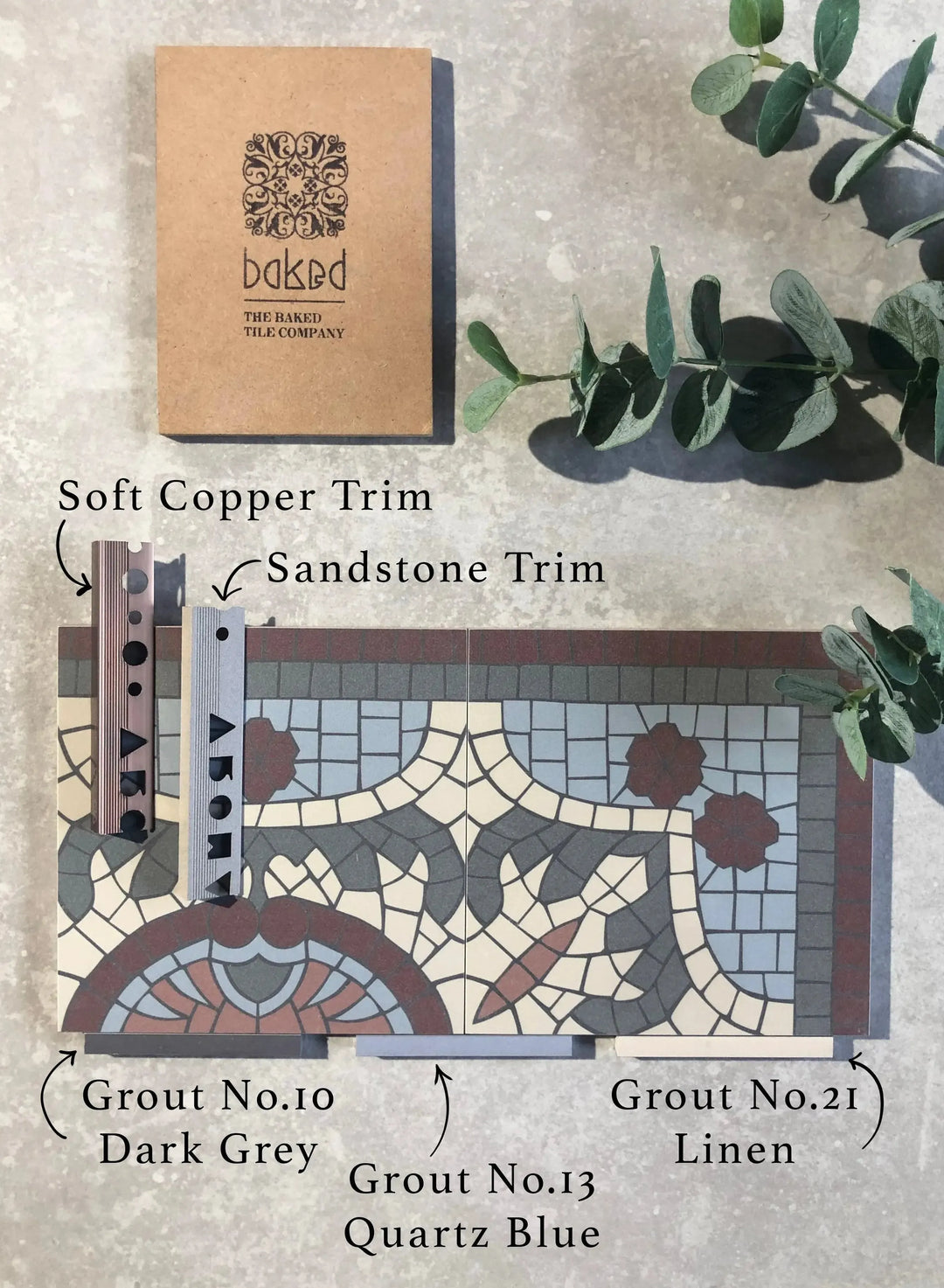 1860 Canterbury Border 15cm x 15cm