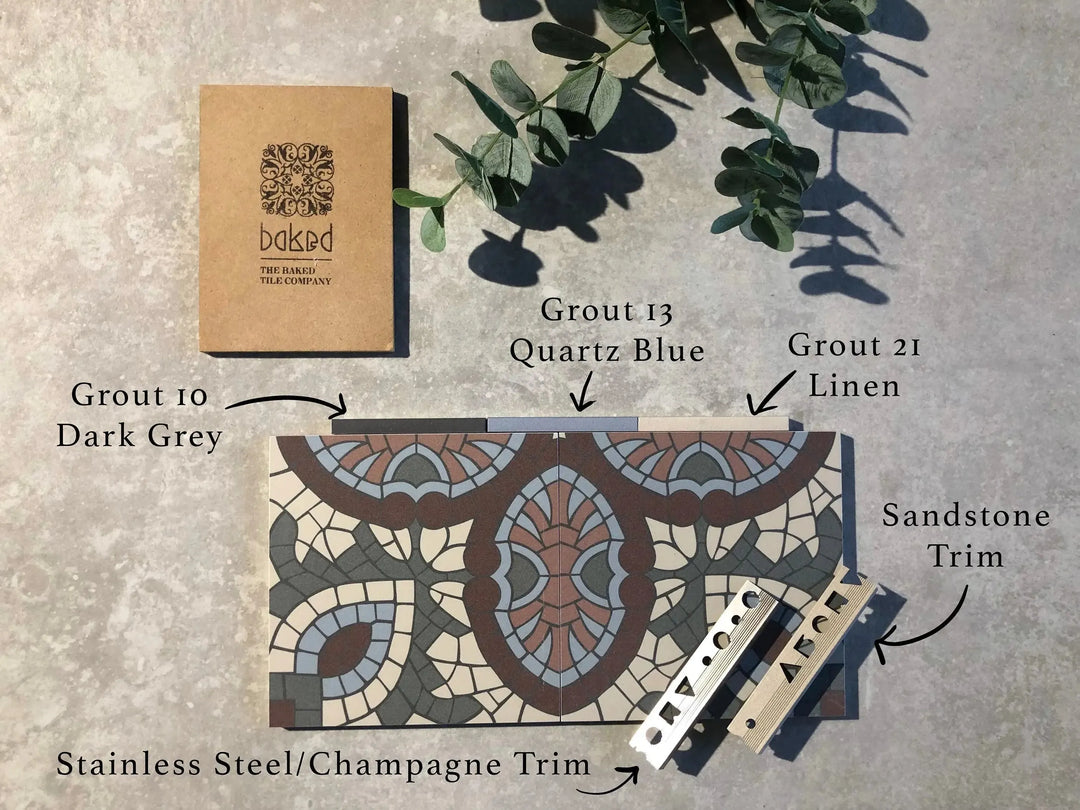 1860 canterbury decor 15cm x 15cm out