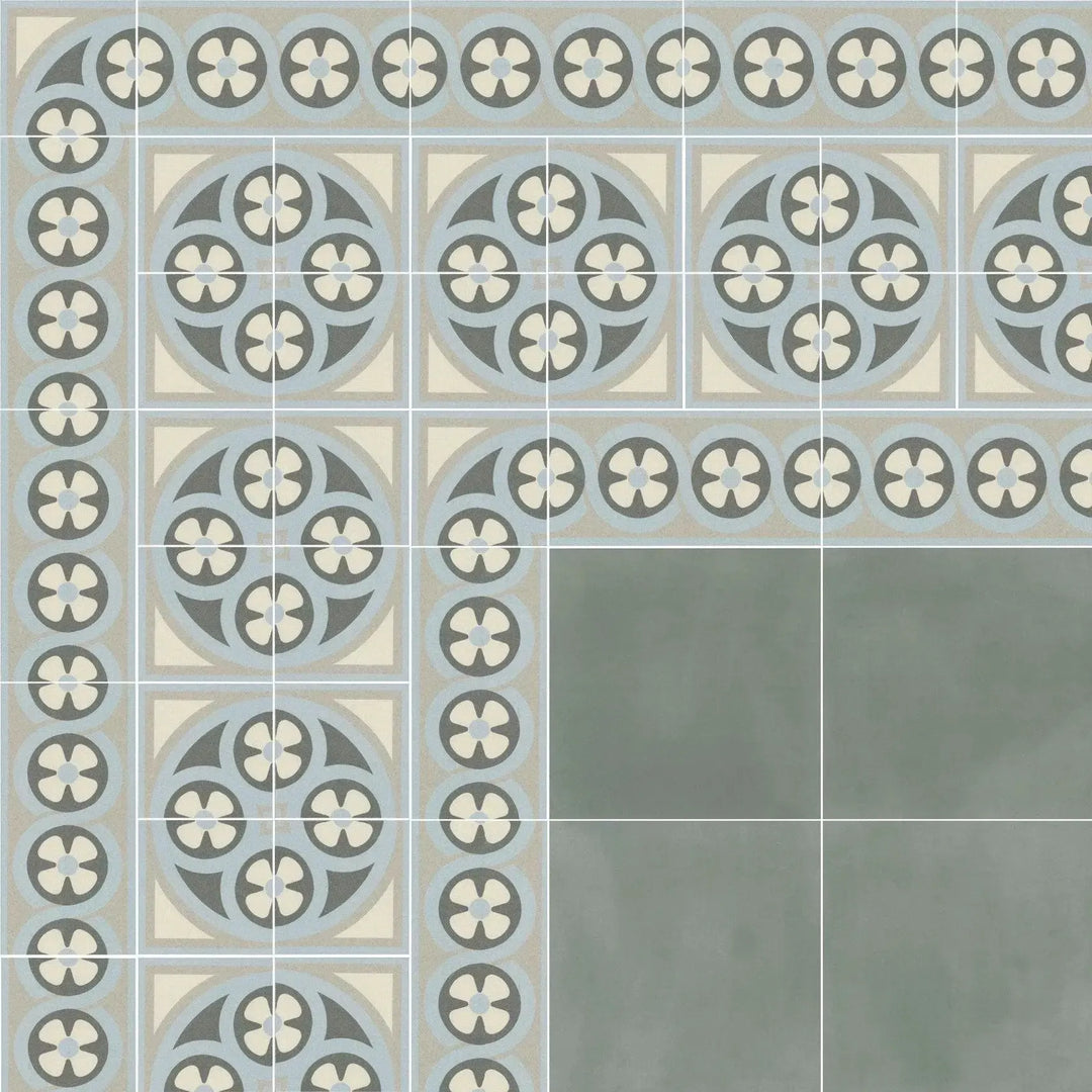 1860 Green Grey 15cm x 15cm - Out