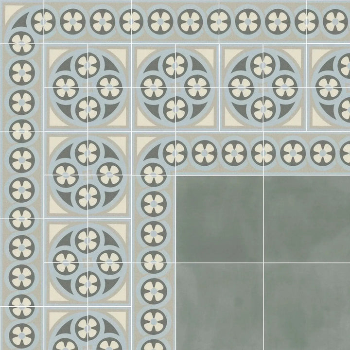 1860 Green Grey 15cm x 15cm - Out