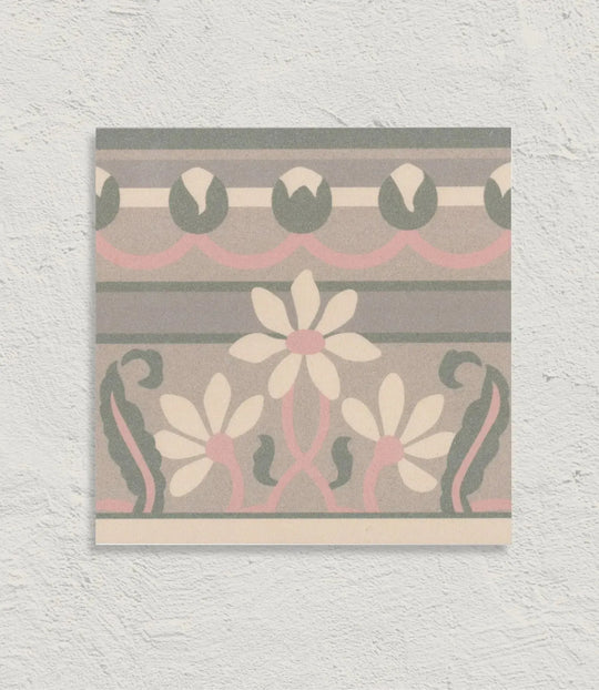 1860 Kensington Gardens Border 15cm x 15cm - Out