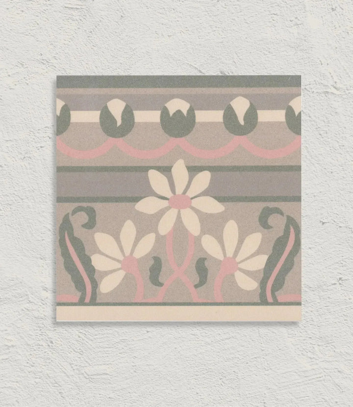 1860 Kensington Gardens Border 15cm x 15cm - Out