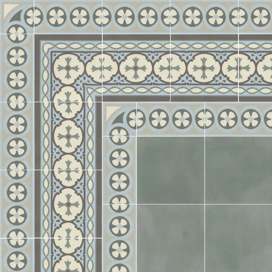 1860 Templeton Border 15cm x 15cm - Out