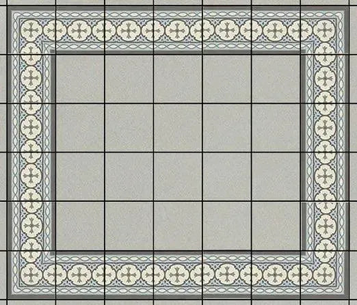 1860 Templeton Border 15cm x 15cm - Out