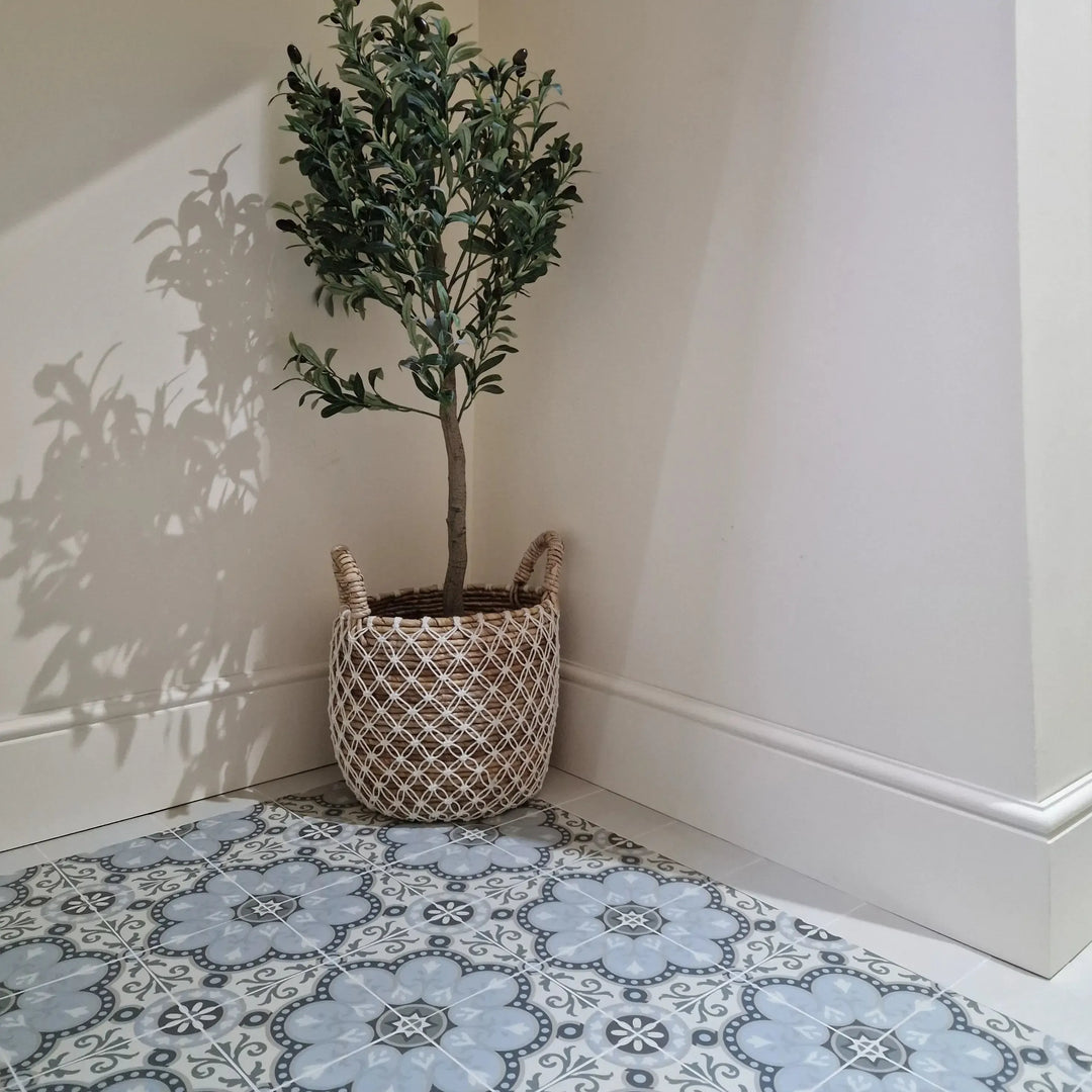  1860 Templeton Floral Decor by Baked Tiles featured in a beautiful interior