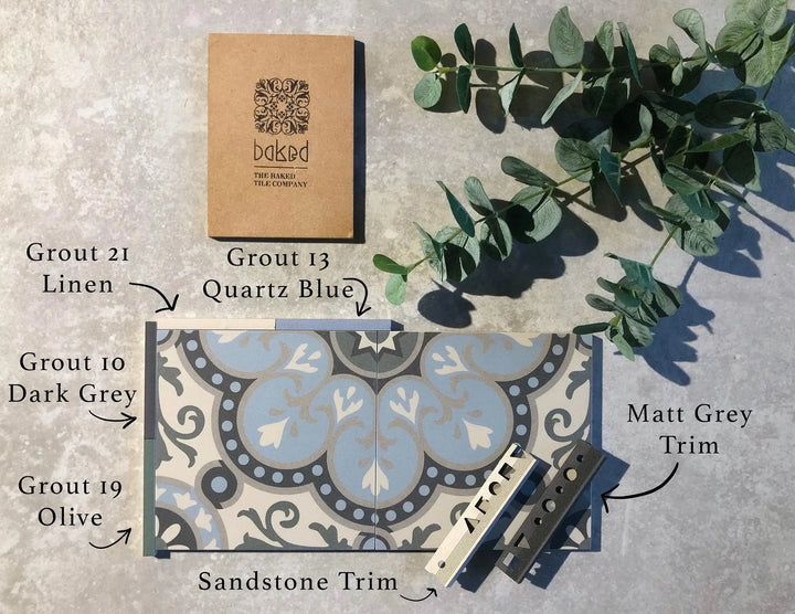 1860 Templeton Floral Decor 15cm x 15cm