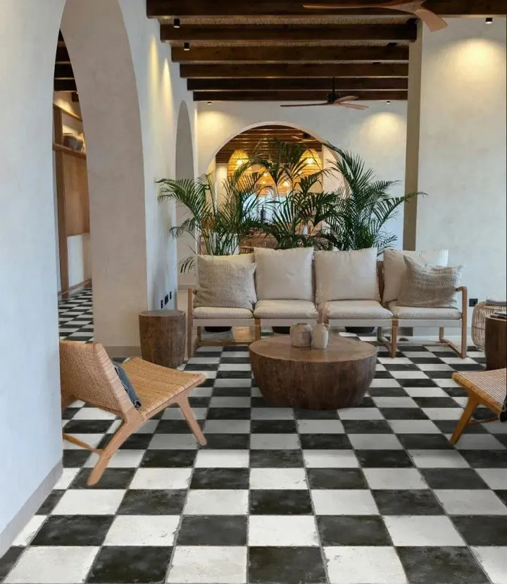 Aged Checkerboard 45cm x 45cm