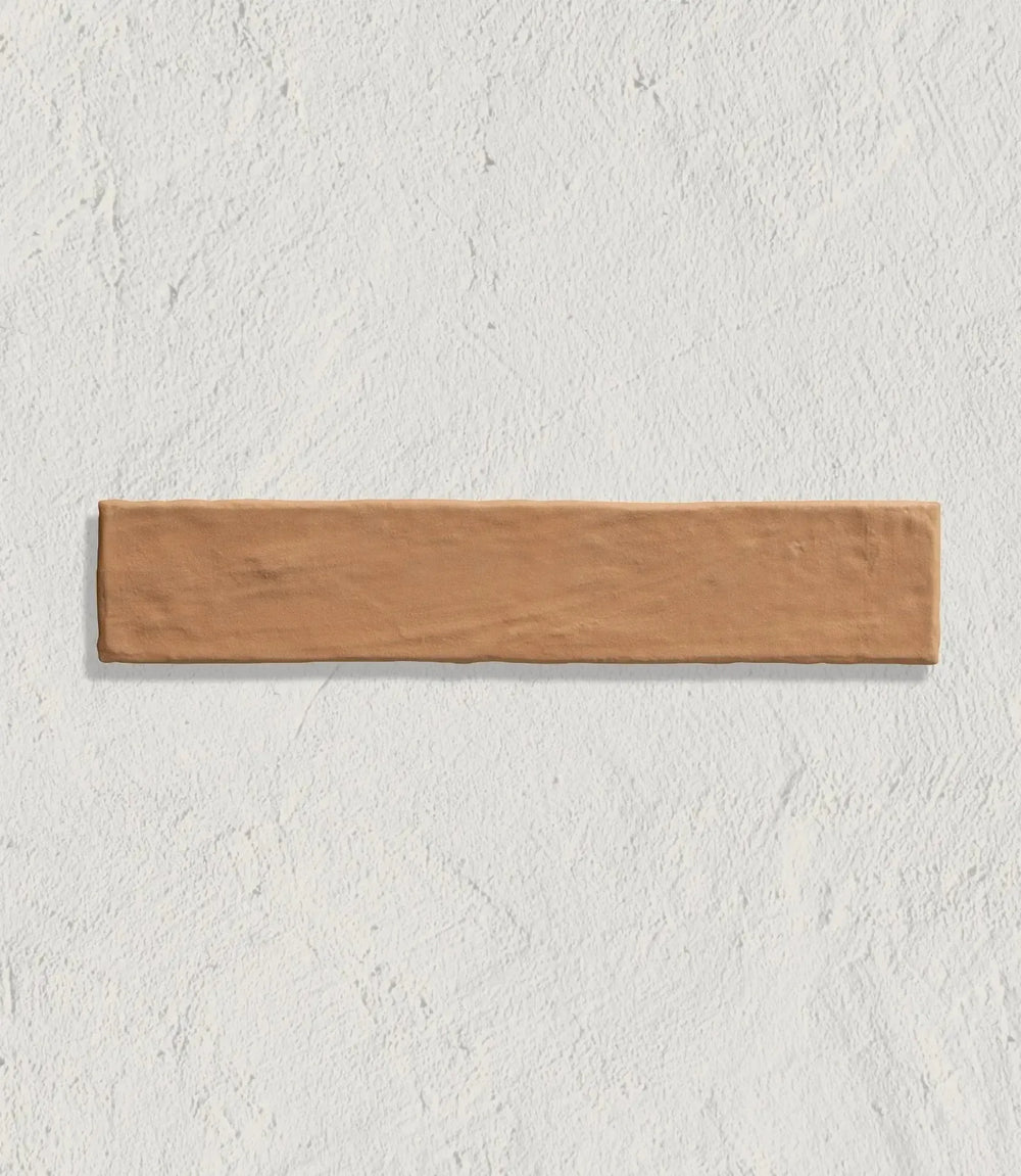 curated-arcadia-linen-5-x-25cm | Curated Arcadia Coral 5 X 25cm by Baked Tiles featured in a luxury bathroom