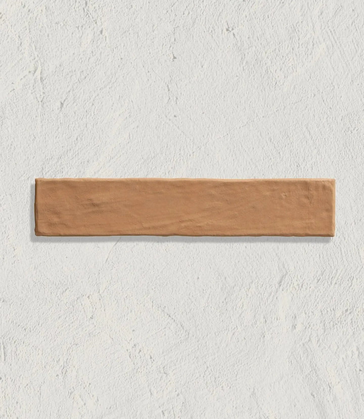 curated-arcadia-linen-5-x-25cm | Curated Arcadia Coral 5 X 25cm by Baked Tiles featured in a luxury bathroom