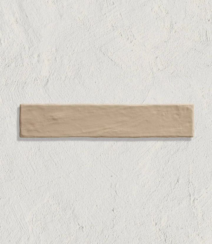 curated-arcadia-soft-white-5-x-25cm | Curated Arcadia Plaster 5 X 25cm by Baked Tiles featured in a luxury bathroom