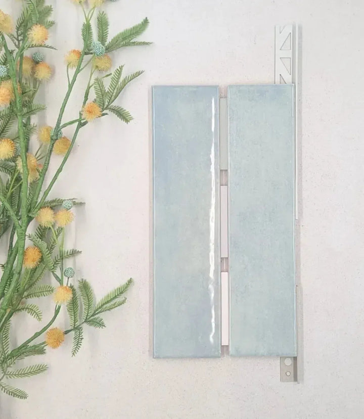 kerakoll-fugabella-color-grout-02-warm-white-3kg, kerakoll-fugabella-color-grout-04-soft-shadow-3kg, kerakoll-fugabella-color-grout-18-sage-3kg, 12mm-l-shape-sandstone-tile-trim-2-5m-length, 12-5mm-whisper-grey-square-edge-trim-2-5m-length | Baked Tiles