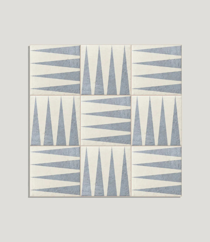 backgammon blue 20cm x 20cm