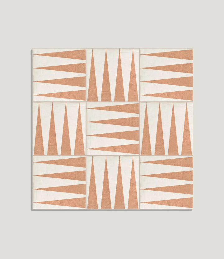 backgammon terracotta 20cm x 20cm