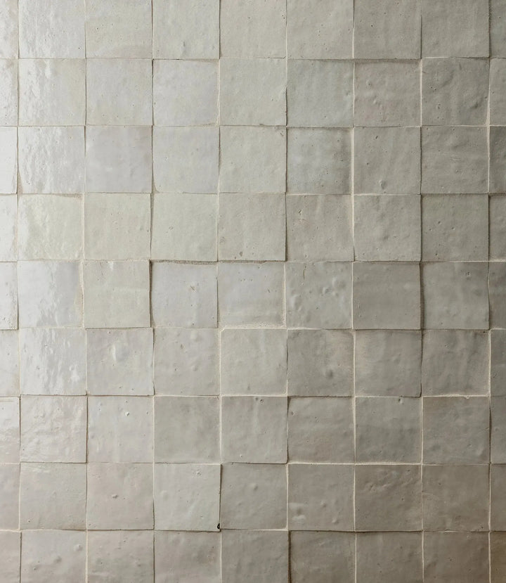 Baked Real Zellige White 10cm x 10cm