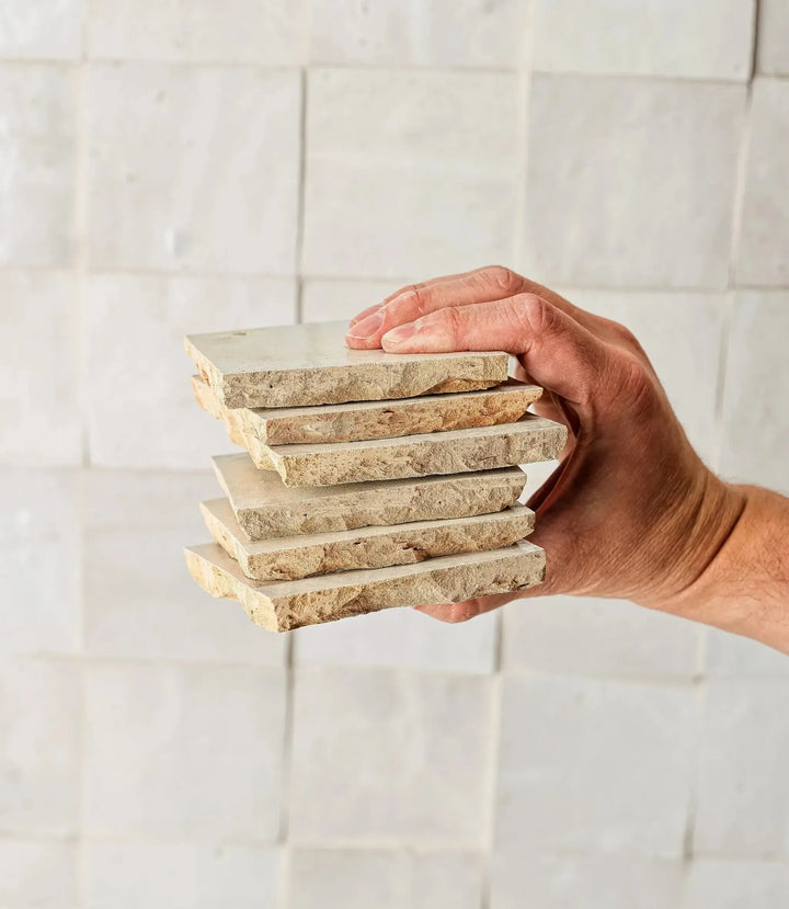 Baked Real Zellige White 10cm x 10cm