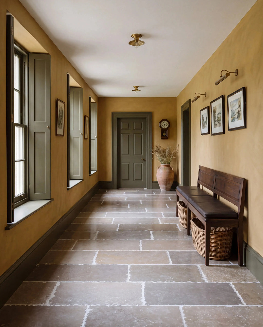 bibury stone bourton limestone aged 60cm x random bibury stone bourton limestone aged flagstone hallway lifestyle shot