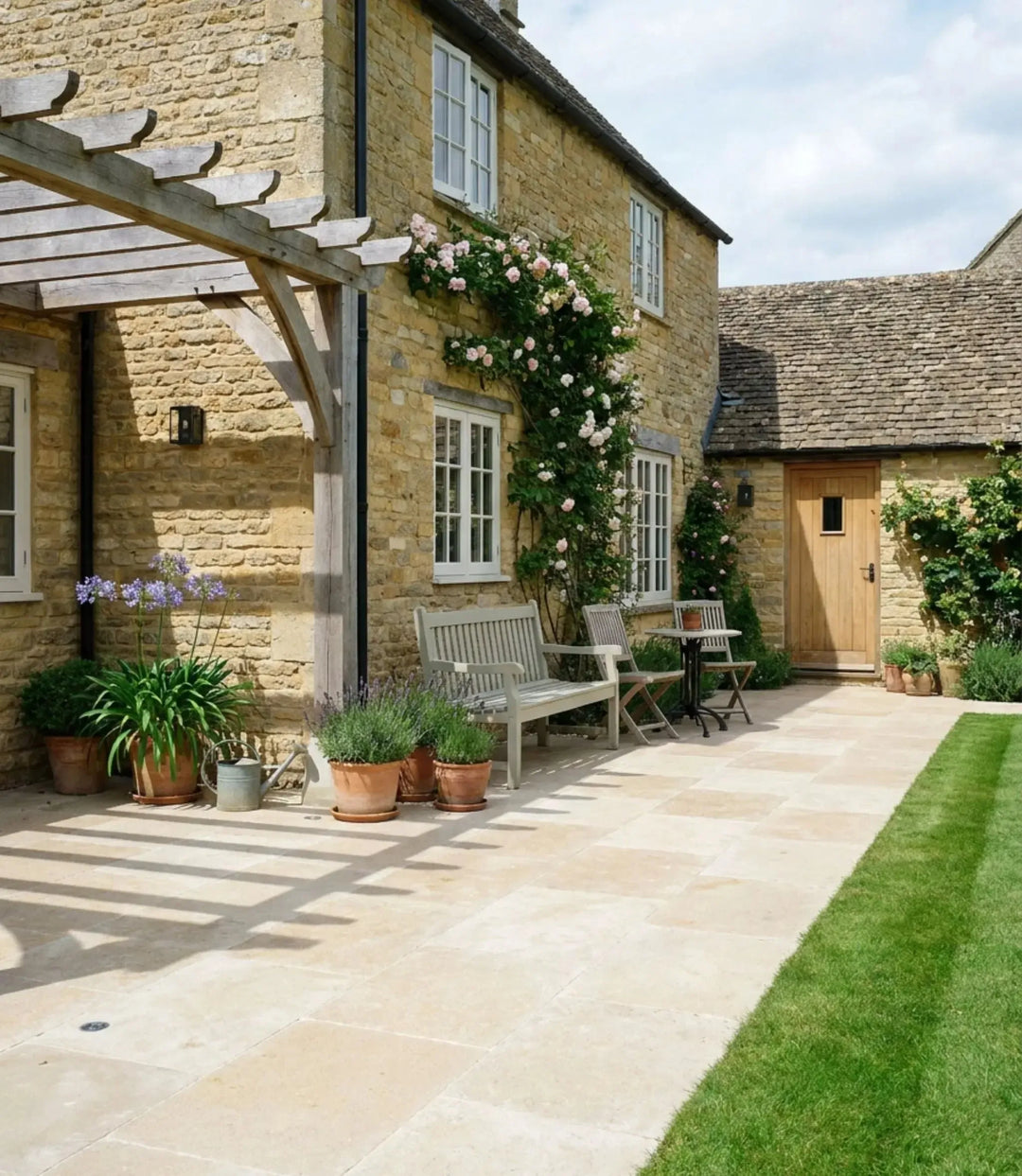 bibury stone kingham limestone tumbled 60cm x random