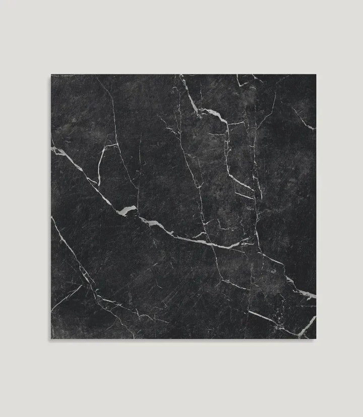 Curated Brushed Marble Nero 59.5cm x 59.5cm