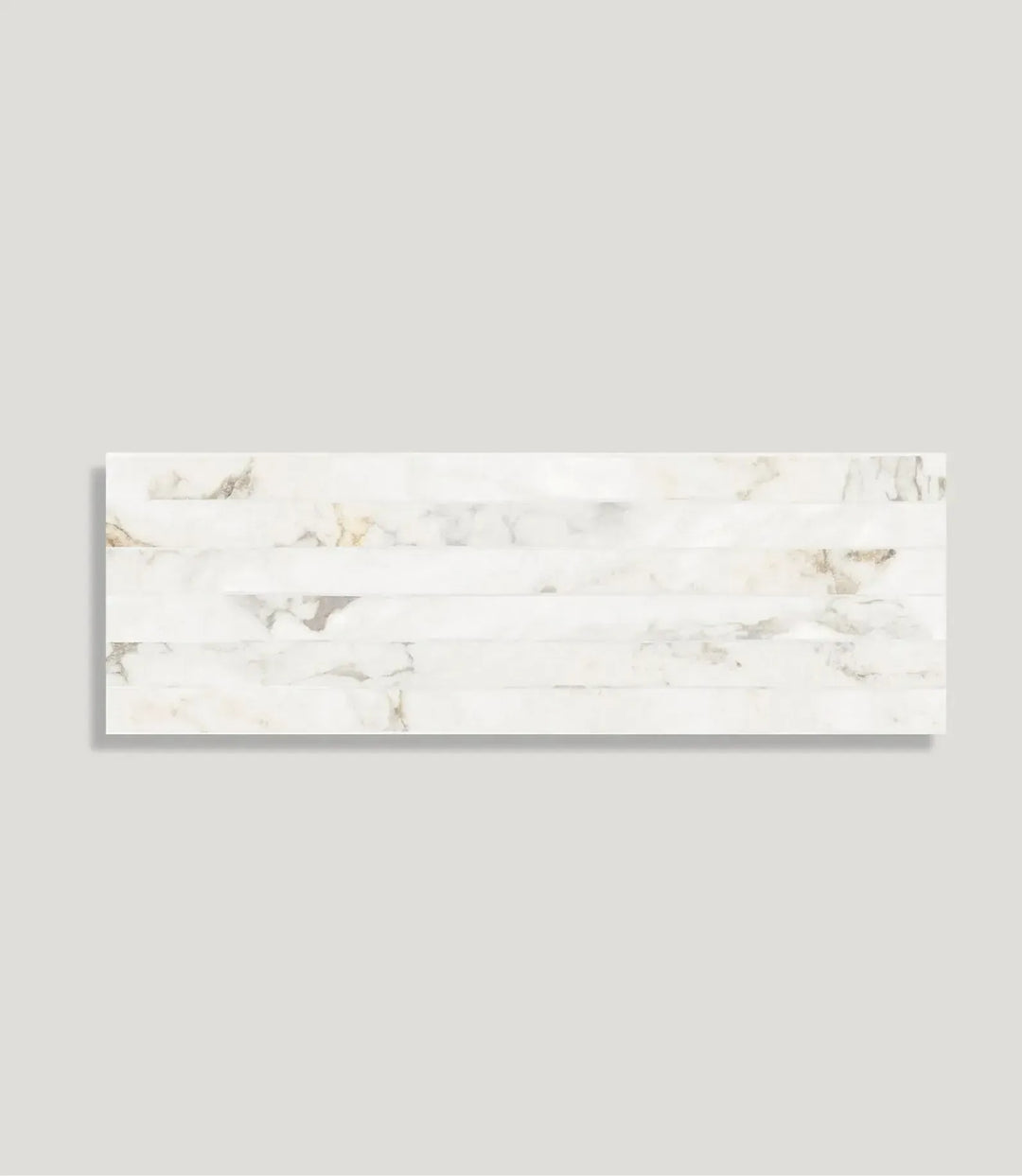  Curated Cadiz Wall Decor Gold 90 X 30cm by Baked Tiles featured in a luxury bathroom