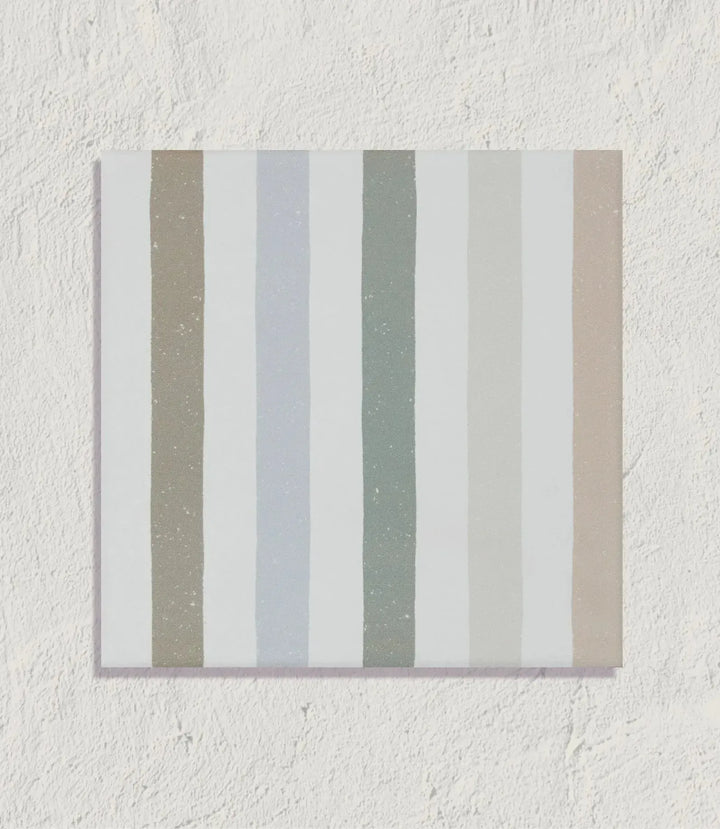 Curated Candy Stripe Pastels 20cm x 20cm