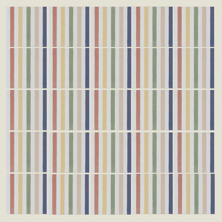 Curated Candy Stripe Rainbow 20cm x 20cm