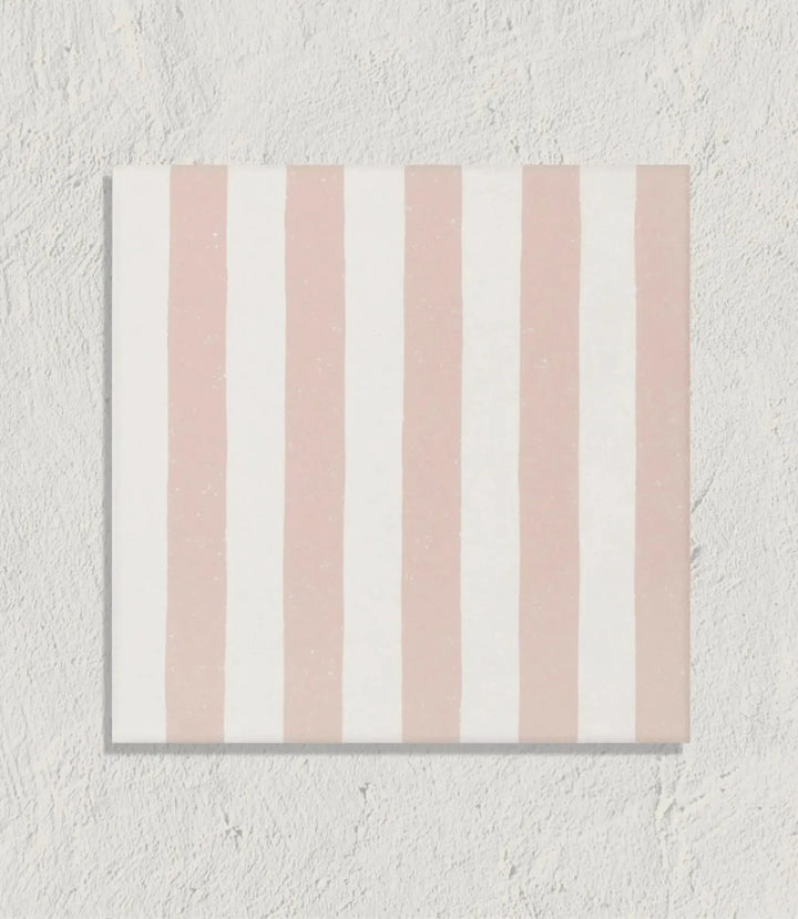 Curated Candy Stripe Rose 20cm x 20cm