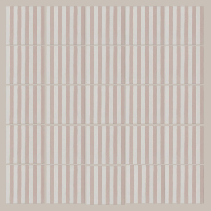Curated Candy Stripe Rose 20cm x 20cm