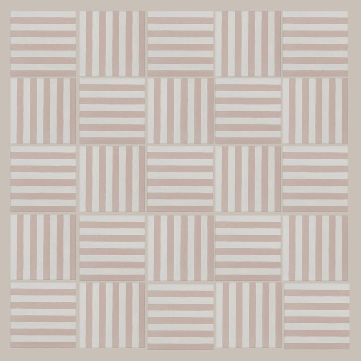 Curated Candy Stripe Rose 20cm x 20cm